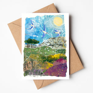 Whispers of the Wild | Swallows Flight Postcard | Conscious Craft