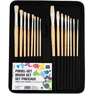 Bristle Brush Set in Bag | Conscious Craft