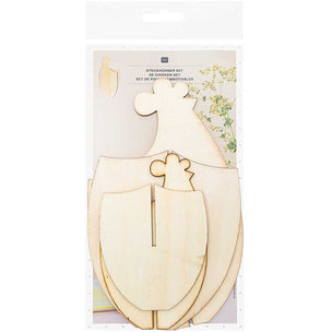 DIY 3D Wooden Chicken | Conscious Craft