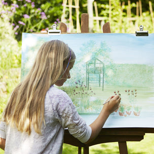 Watercolour painting OkoNorm natural non-toxic paint