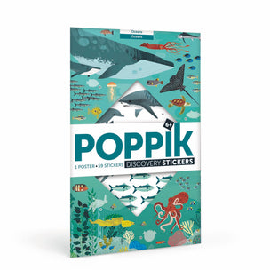 Oceans Educational Sticker Activity | Poppik | Conscious Craft