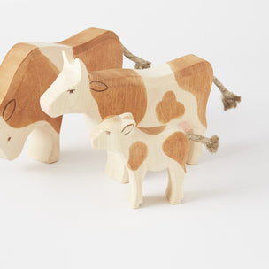 Brown Ox with Cow & Calf from Ostheimer | Conscious Craft