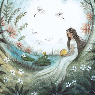 Bijdehansje Postcard Princess and the Frog | Conscious Craft