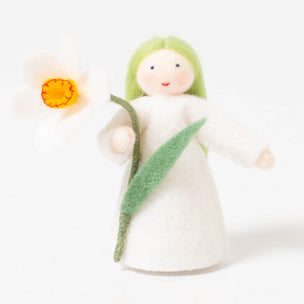 Flower Fairy White Daffodil  | Light Skin Tone | ©Conscious Craft