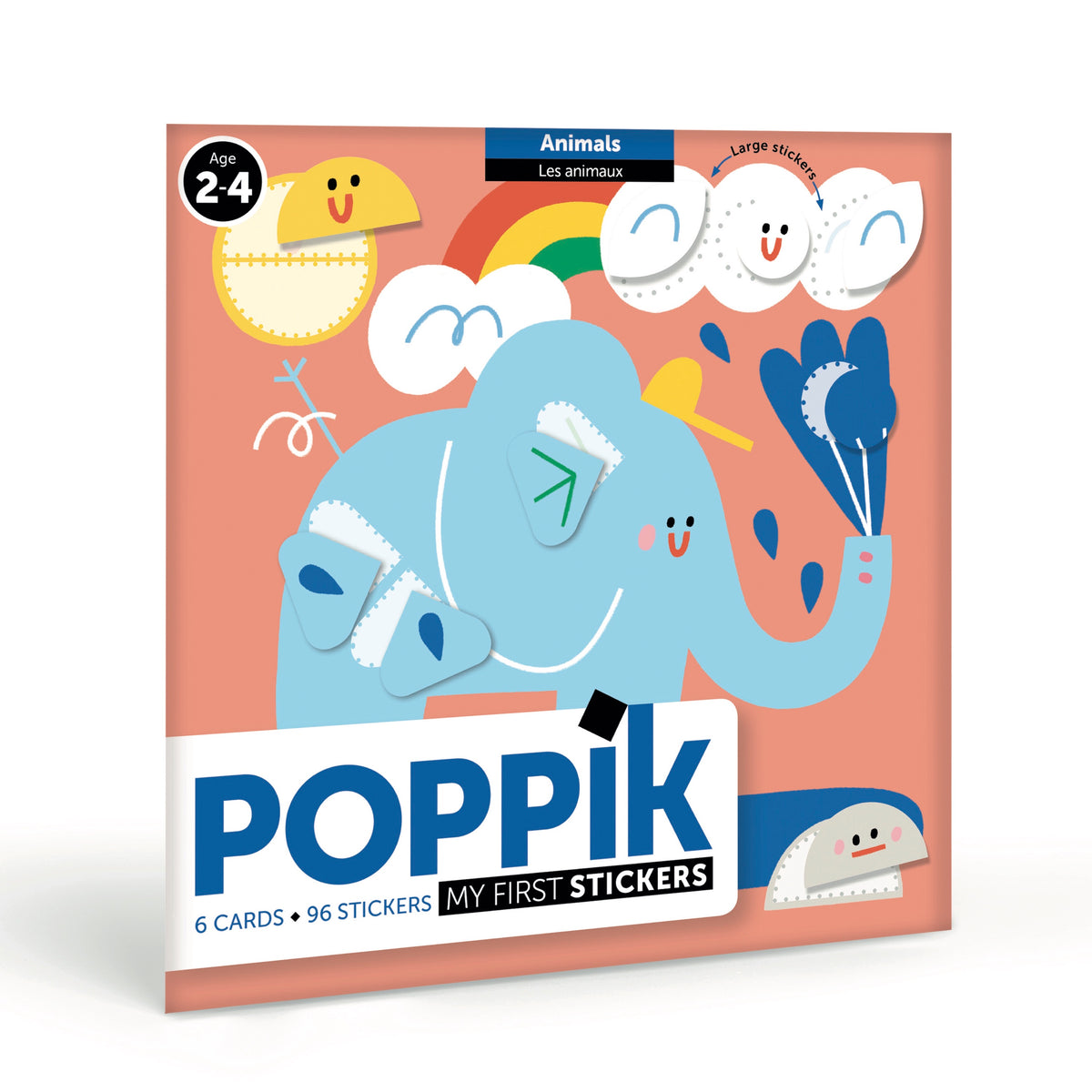 Poppik My First Stickers - Forest Animals - 2 Years and Up unisex (bambini)