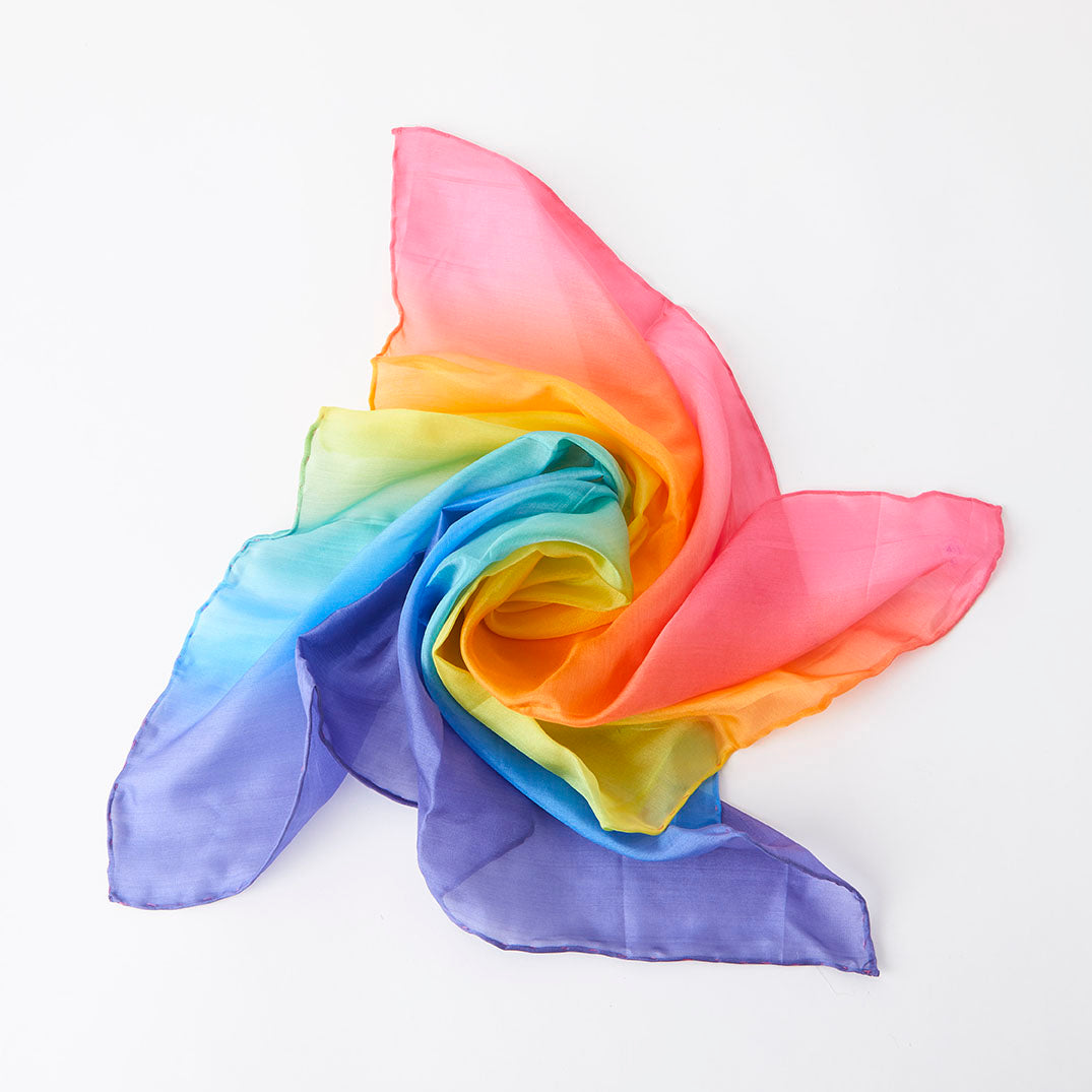 Shop Rainbow Streamers by Sarah's Silks  Waldorf & Montessori Creative  Play Toy.