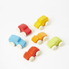 Grimm's Set of 6 Coloured Cars | Conscious Craft