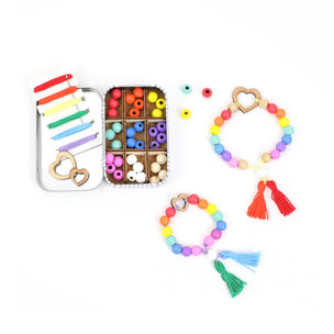 Gift Tin Craft Kit | You and Me bracelet | Conscious Craft
