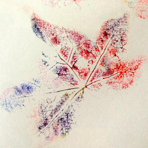 Creative leaf rubbing with OkoNorm felt tips | Conscious Craft