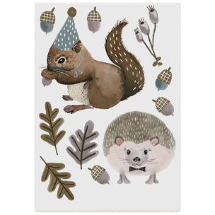 Nuukk Iron on Pictures | Squirrel | Conscious Craft