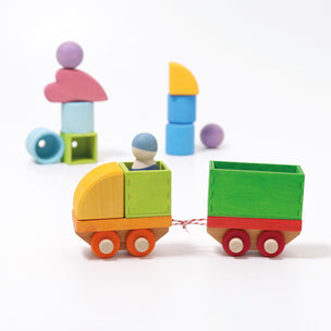 Grimm's Building Set Wooden Train | Conscious Craft