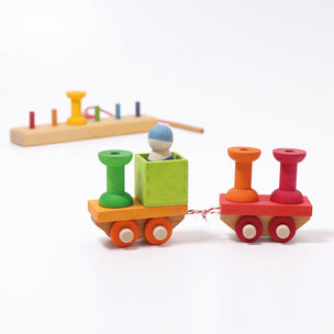 Grimm's Building Set Wooden Train | Conscious Craft