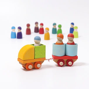 Grimm's Building Set Wooden Train | Conscious Craft