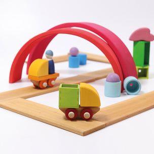 Grimm's Building Set Wooden Train | Conscious Craft