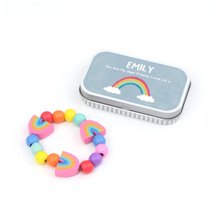 Gift Tin Craft Kit | Rainbow Bracelet | Conscious Craft