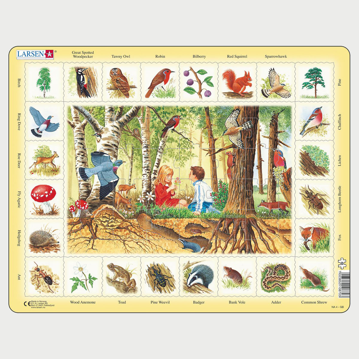 その他 Jigsaw Puzzle Korpokkur in the Forest x4 s-l400.jpg