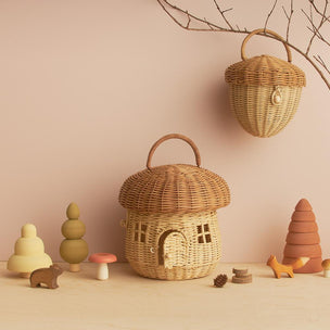 Olli Ella Mushroom Basket | Conscious Craft