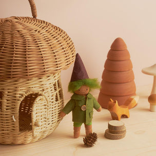 Olli Ella Mushroom Basket | Conscious Craft