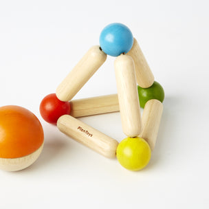 Plan Toys Tringle Baby Clutching Toy with removable ball
