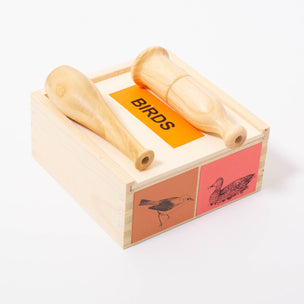 Quelle est Belle Duck and Warbler bird calls with wooden box| © Conscious Craft