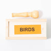 Wooden Bird Call for Wagtail with box  from Quelle est Belle