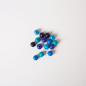 Wooden Beads | Aqua | Conscious Craft