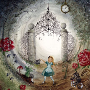 Bijdehansje Postcard Alice in Wonderland | Conscious Craft