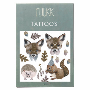 Nuukk Organic Temporary Tattoo | Fox & Squirrel | Conscious Craft