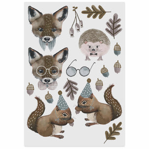 Nuukk Organic Temporary Tattoo | Fox & Squirrel | Conscious Craft