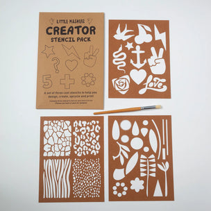 Creative Stencil Pack | Patterns Nature Tattoos | Conscious Craft