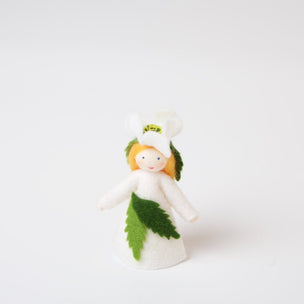 Christmas Rose Flower Fairy | Felt Figure | Conscious Craft