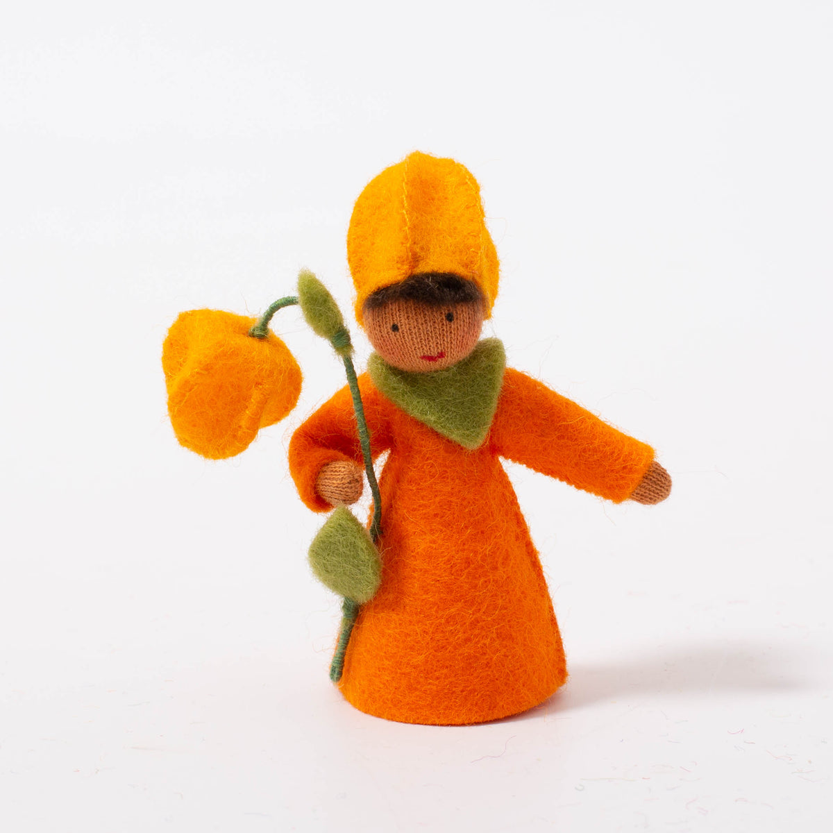 Felt Flower Fairy Lantern with medium skin tone Conscious Craft