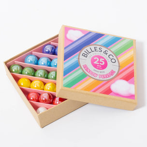 Billes & Co Mini Box Rainbow  Paradise Marbles | 25 | © Conscious Craft