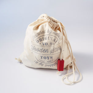 100 Blocks in a Canvas Bag from Wooden Story | © Conscious Craft