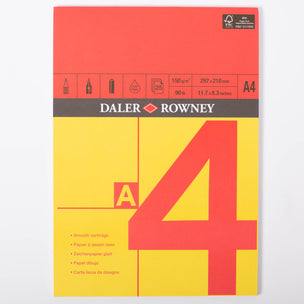 Red & Yellow Pad A4 | ©️Conscious Craft