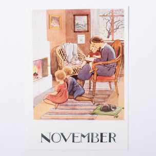 Elsa Beskow November Postcard | Conscious Craft