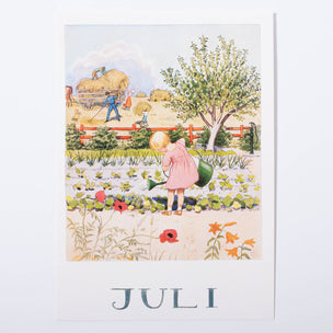 Elsa Beskow July Postcard | Conscious Craft