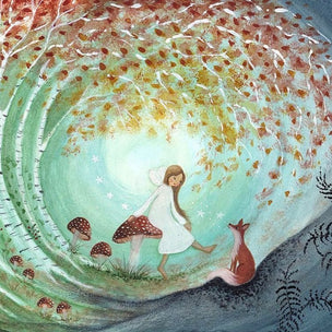Bijdehansje Postcard Fall Fairy | Conscious Craft