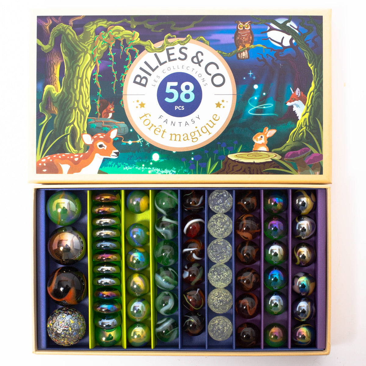 Billes & Co Magic Forest Marbles 58 | Conscious Craft
