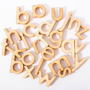 From Jennifer Letter set Lower case Maple | © Conscious Craft