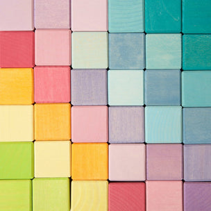 Grimm's Square | 36 Cubes Pastel Colours | © Conscious Craft