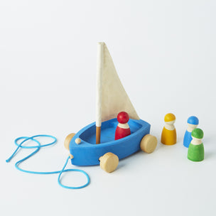 Grimm's Pull Along Boat from Conscious Craft
