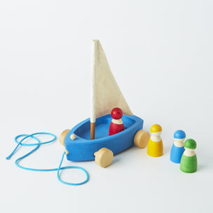 Grimm's Pull Along Boat from Conscious Craft