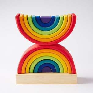 Rainbow Stacking Tower By Grimm's