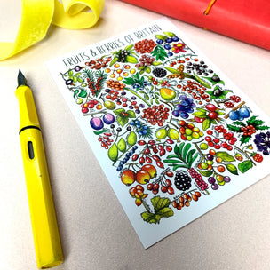 Alexia Claire | Fruits & Berries Britain | Postcard | Conscious Craft