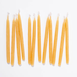 Knot & Bow Natural Beeswax Party Candles | ©Conscious Craft