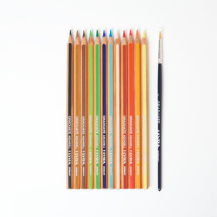 Lyra Graduate Aquarelle Coloured Pencils 12 | Conscious Craft