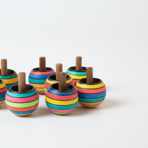 Spinning Turn Top with Stripes | Conscious Craft