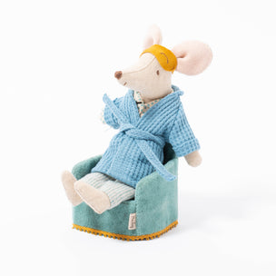 Maileg Bathrobe | Dusty Blue | ©Conscious Craft