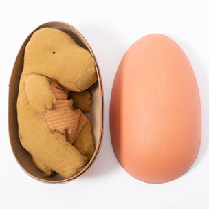 Maileg Gantosaurus in egg | Dark Ochre | ©Conscious Craft
